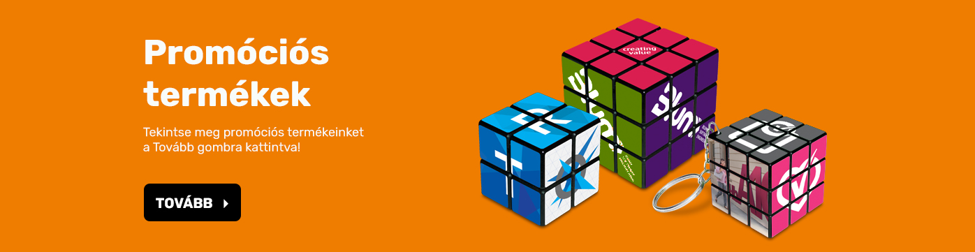 Promóciós Rubik kocka termékek - RubikShop